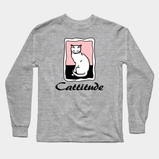 Cattitude Long Sleeve T-Shirt